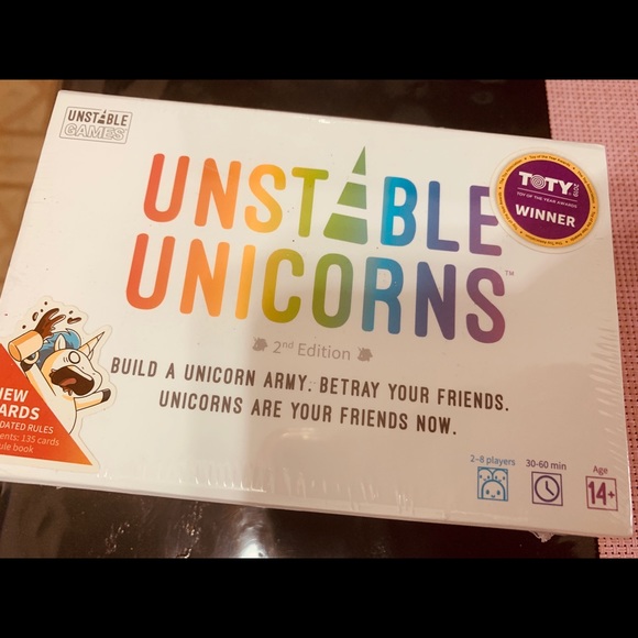 Unstable Unicorns card game new in box fun gift it